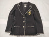 CHANEL Coco Mark Emblem Tailored Jacket Size 40
