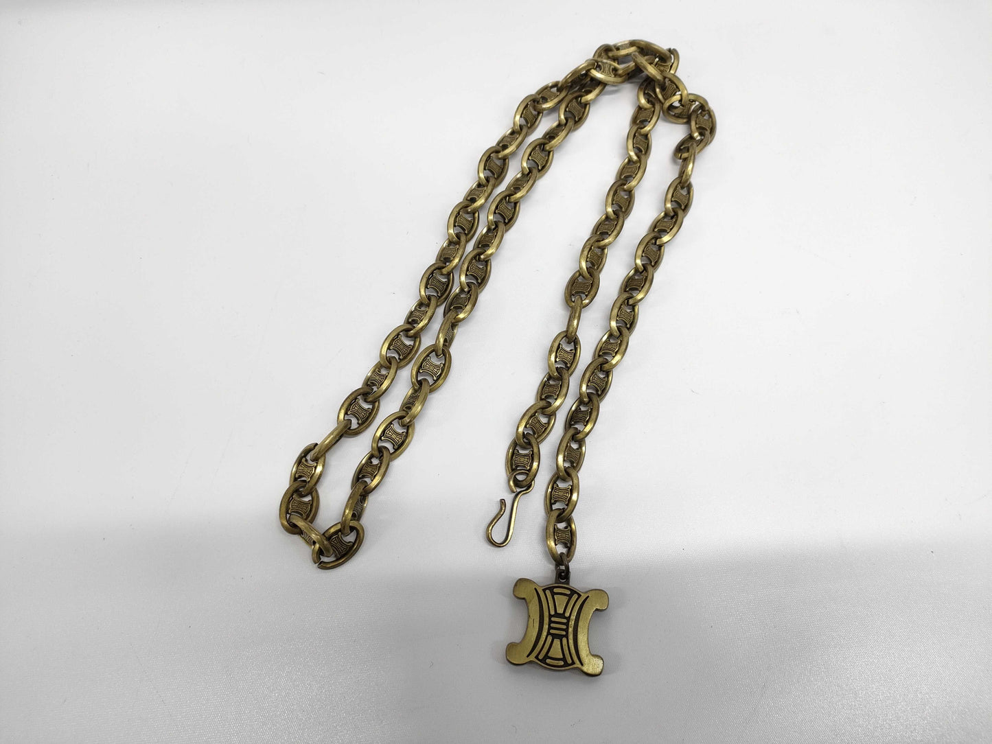 CELINE Macadam Vintage Gold Chain Belt