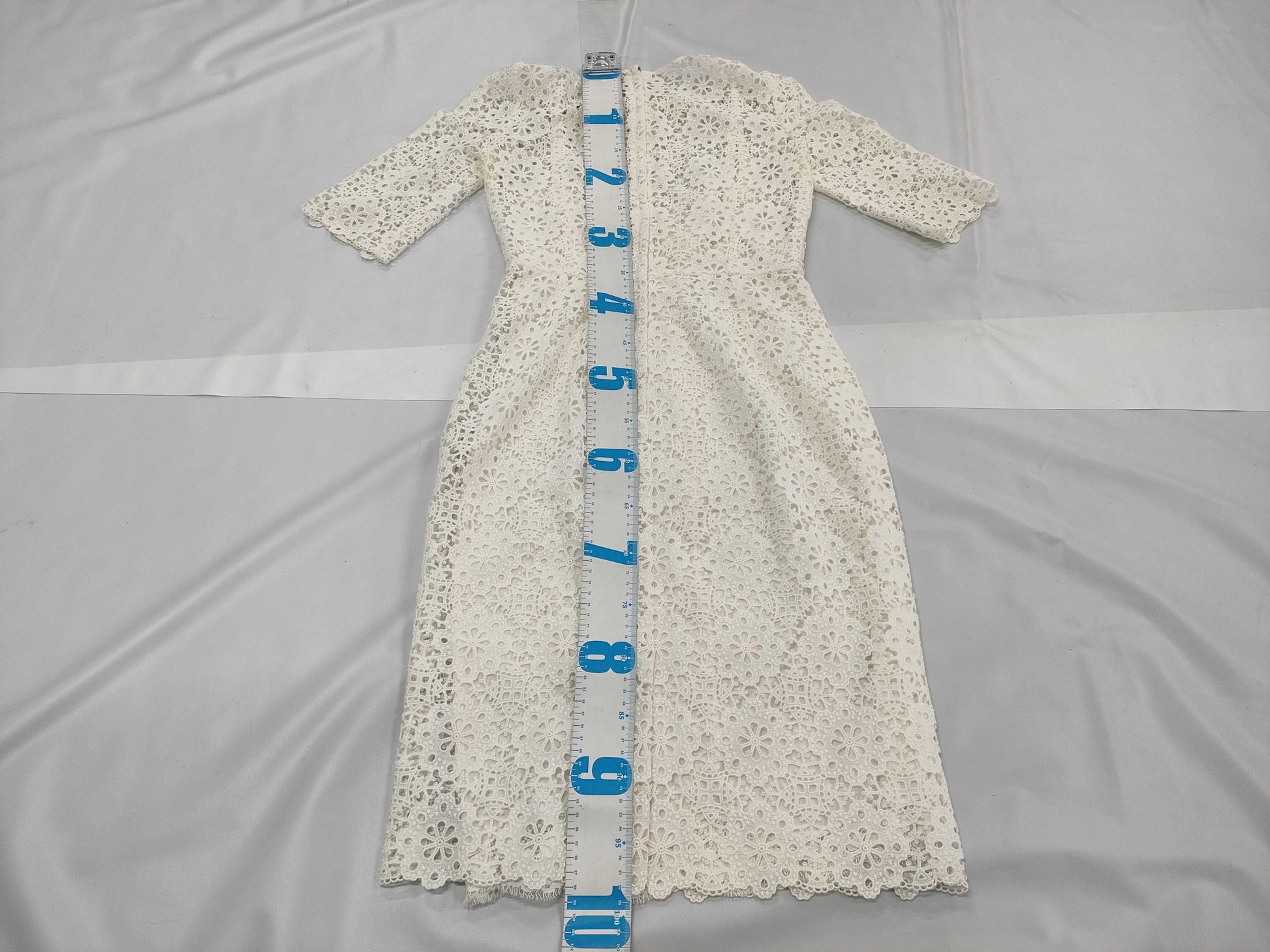 DOLCE & GABBANA Floral Lace 5/8 Sleeve Dress