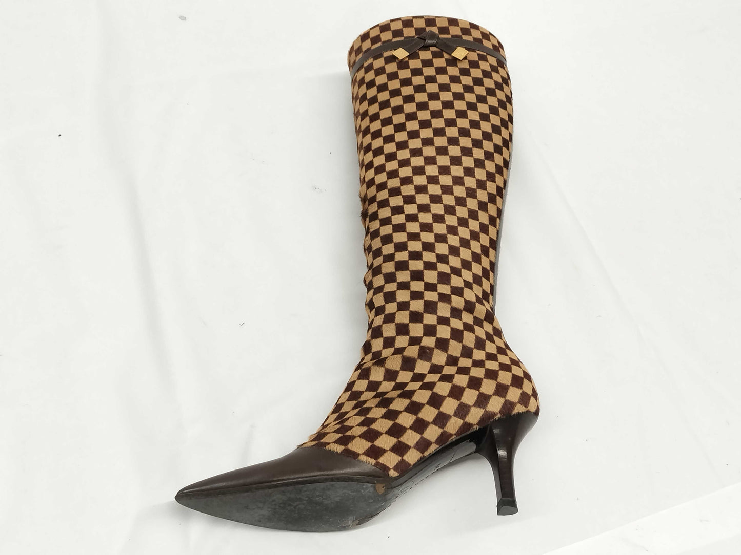 LOUIS VUITTON Damier Sauvage Long Boots Size 35 Other Shoes
