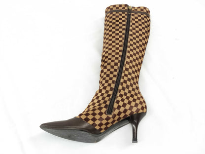 LOUIS VUITTON Damier Sauvage Long Boots Size 35 Other Shoes