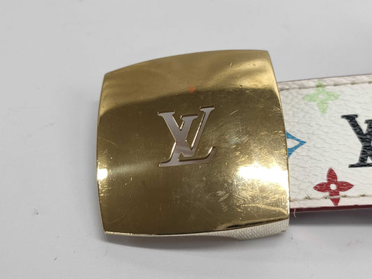 LOUIS VUITTON Monogram Multicolore Santur Belt