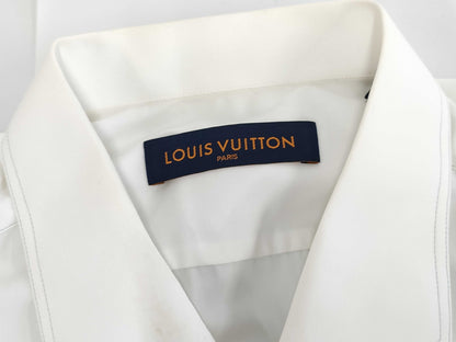 LOUIS VUITTON Logo Graphic Short Sleeve Polo Shirt Size L