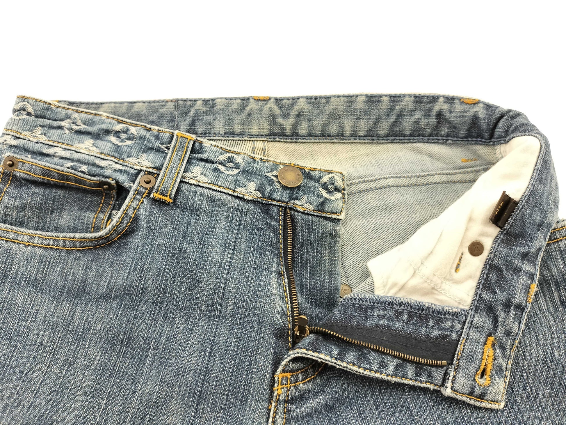 LOUIS VUITTON Louis Vuitton Monogram Denim Denim Pants