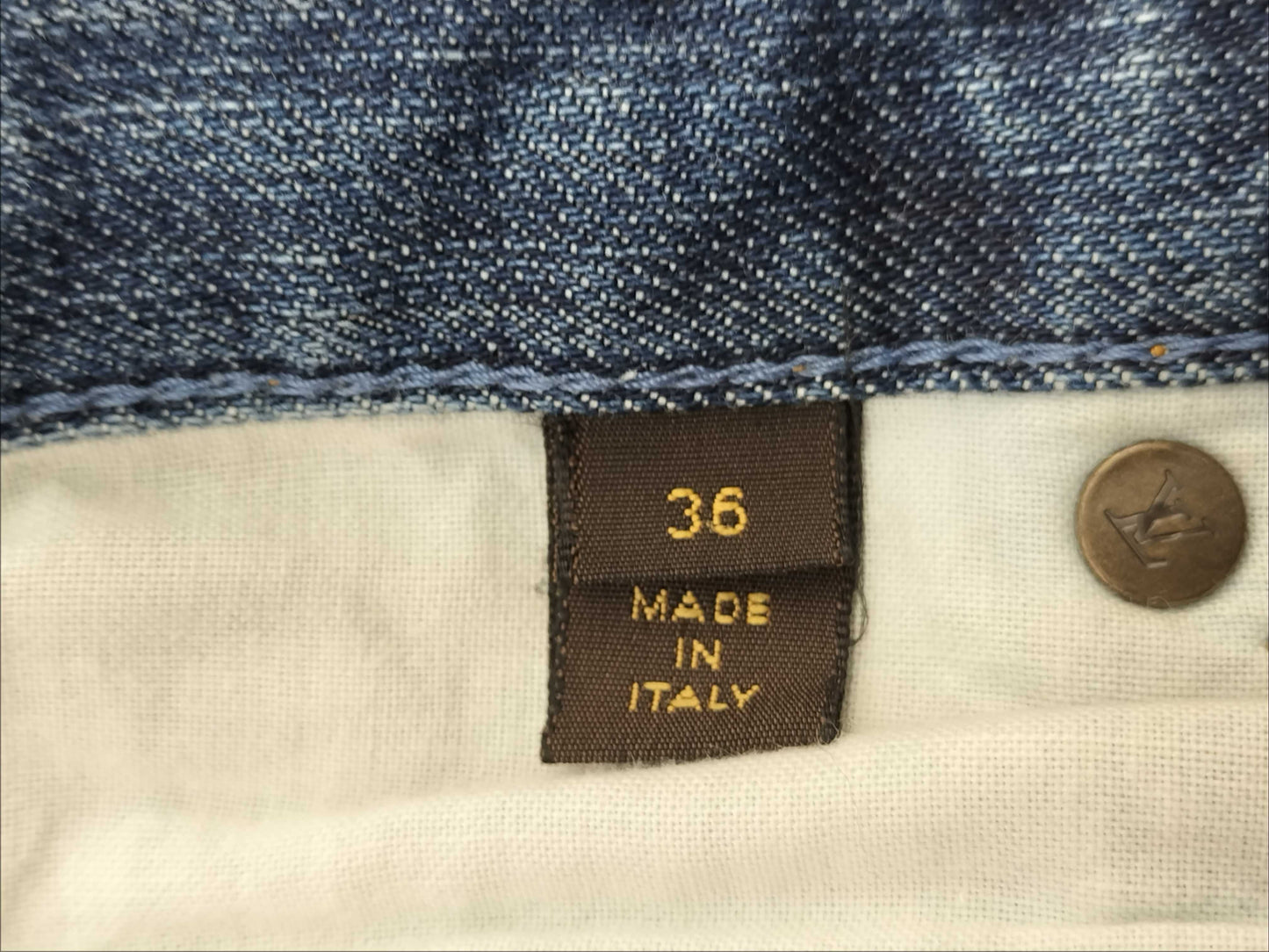 LOUIS VUITTON Louis Vuitton Monogram Denim Denim Pants