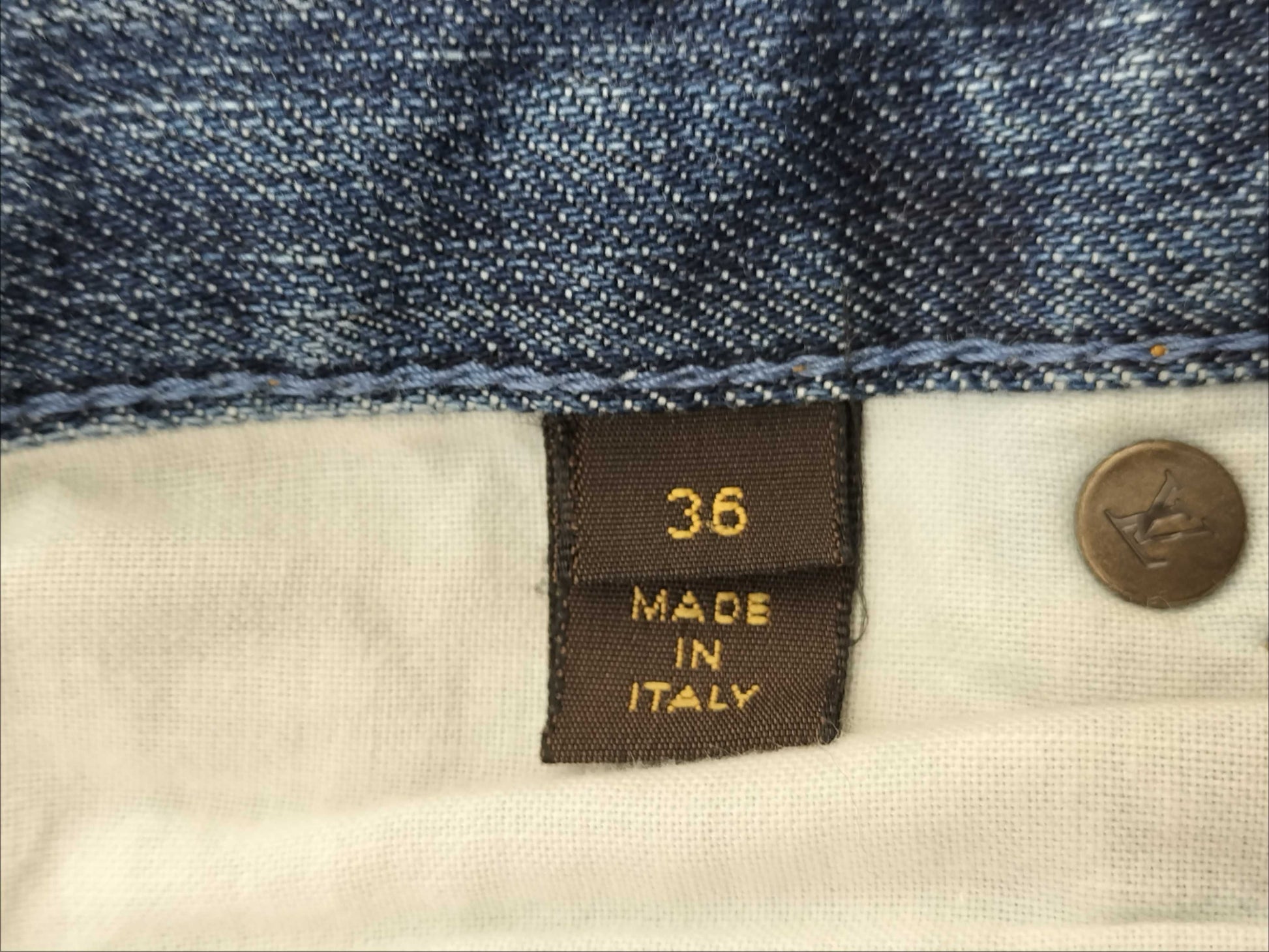 LOUIS VUITTON Louis Vuitton Monogram Denim Denim Pants