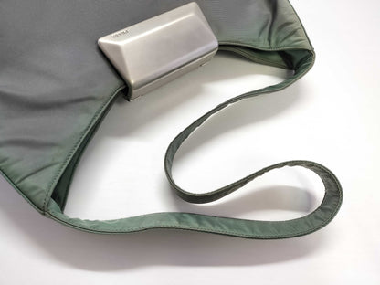 PRADA Nylon Archive Metal Buckle Shoulder Bag
