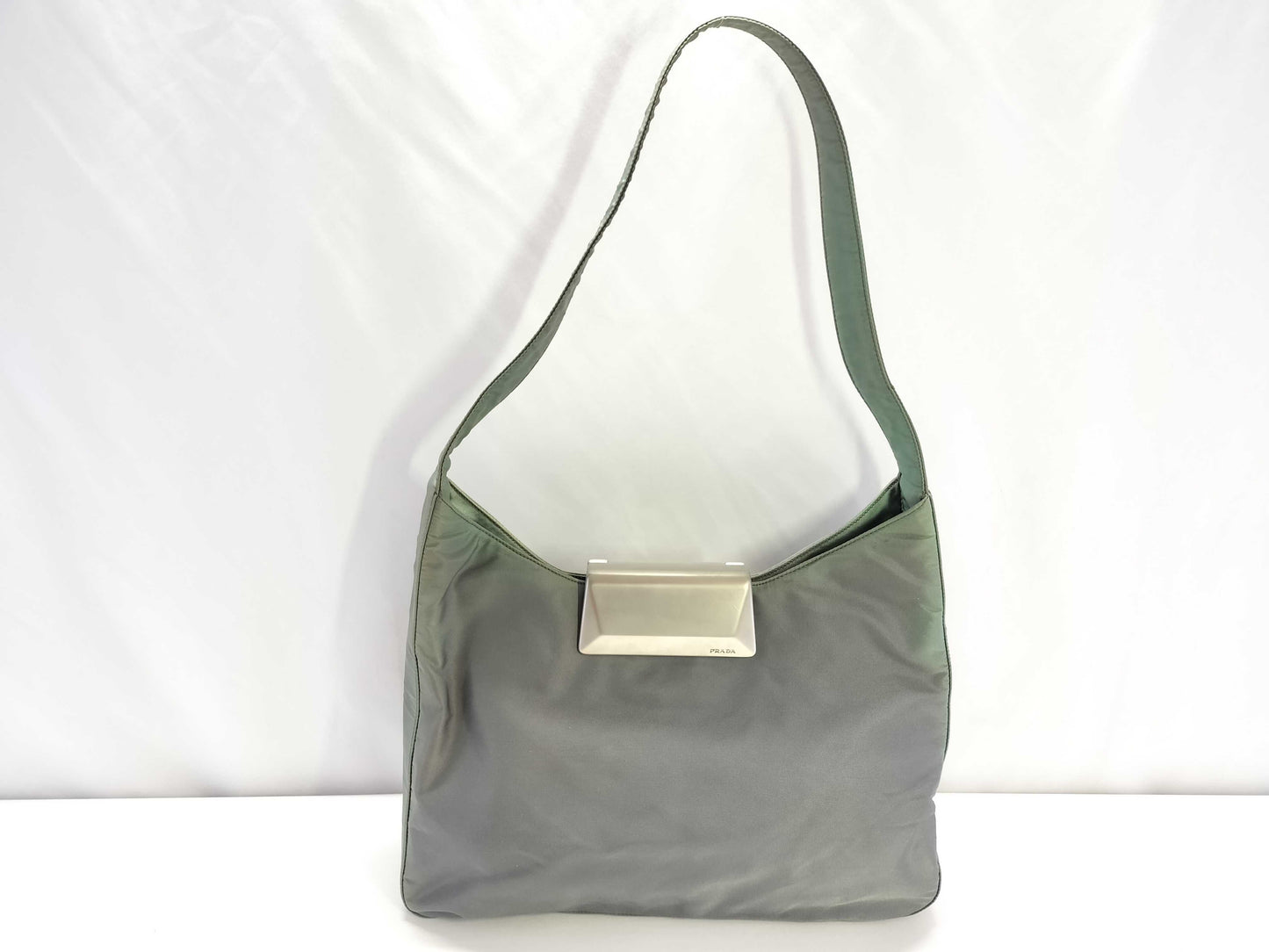 PRADA Nylon Archive Metal Buckle Shoulder Bag