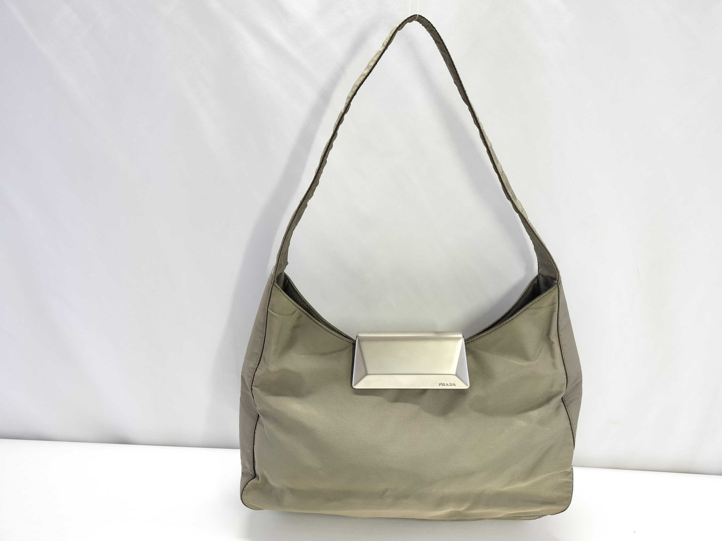 PRADA Nylon 1997FW Archive Metal Buckle Shoulder Bag
