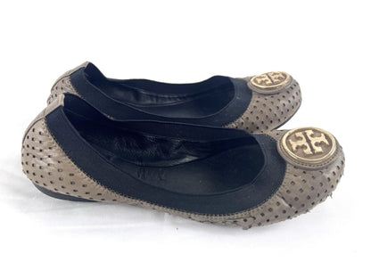 Tory Burch Ballet Flats, Beige, Size 5.5, Pumps