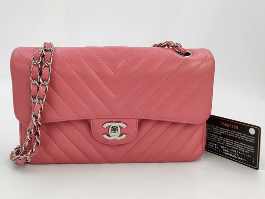 CHANEL Chevron Shoulder Bag