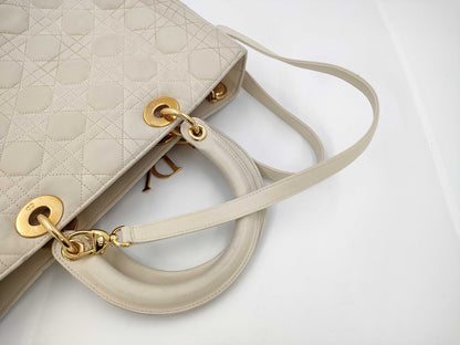 Dior Lady Dior 2-way lambskin handbag