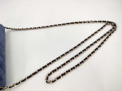 CHANEL Velour Chain Wallet Shoulder Bag