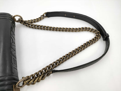 CHANEL Boy Chanel Black Shoulder Bag