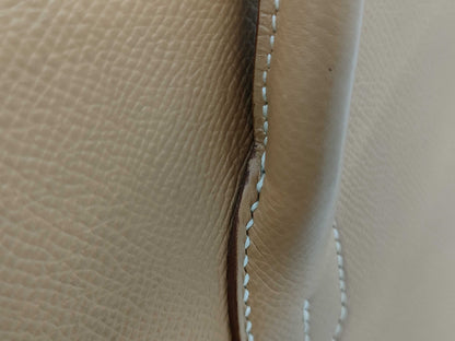 HERMES Birkin 35 □C engraved handbag