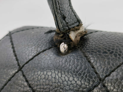 CHANEL Caviar Skin Matelasse Hand Bag