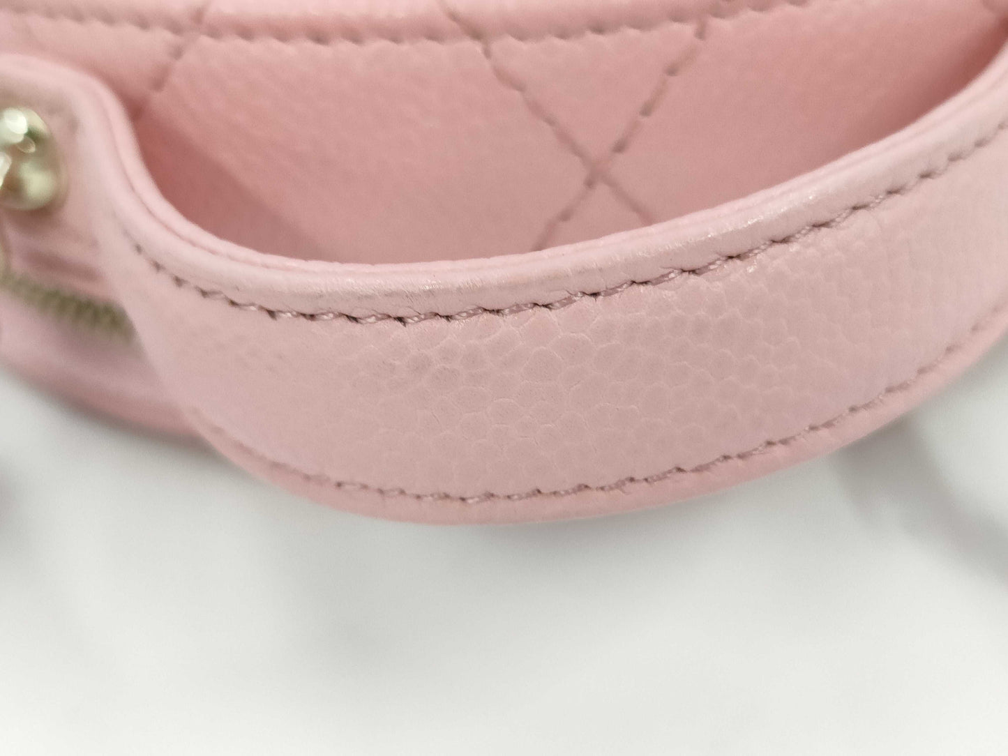 CHANEL Caviar Skin Matelasse 2-way Shoulder Bag