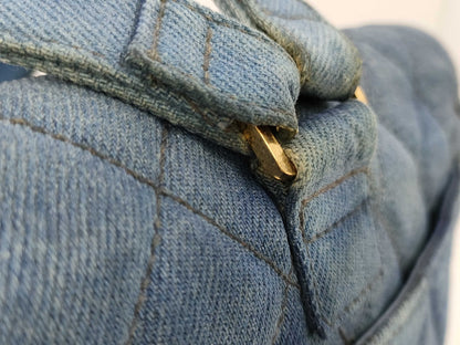 CHANEL Denim Matelasse Backpack