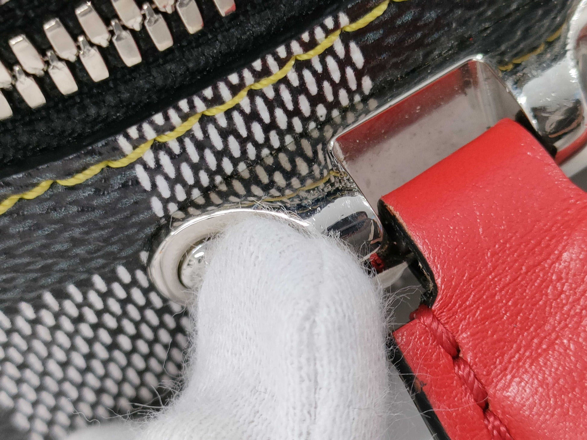 LOUIS VUITTON Valisette BB Damier Shoulder Bag N40233 Gray Multicolor with Silver Hardware, PVC Leather, RI2199 Handbag