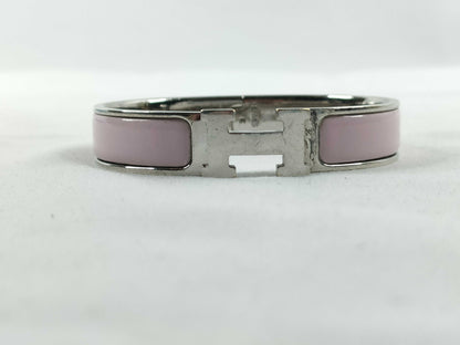 HERMES HERMES Click Classic H Pink Bangle Bracelet Bracelets & Bangles