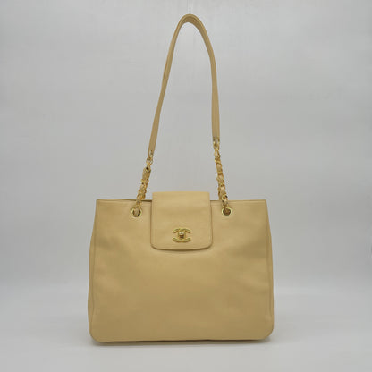 CHANEL CHANEL Coco Mark Chain Tote 4th Series Tote Bag