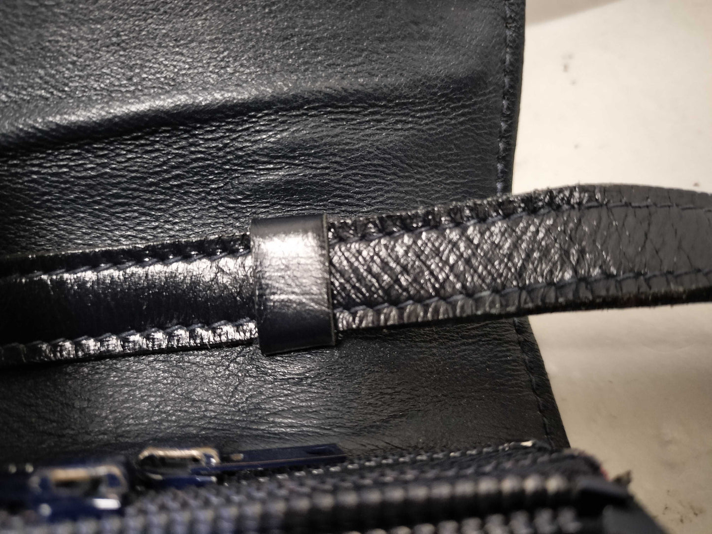 CELINE CELINE Leather Shoulder Bag Black Shoulder Bag