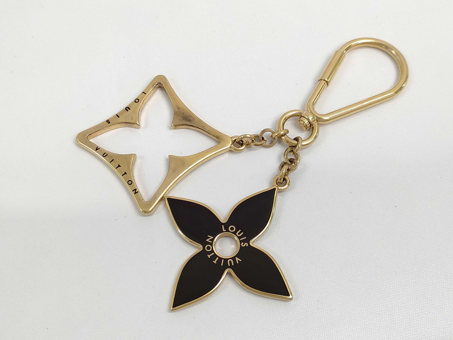 LOUIS VUITTON Porte-Clés Puzzle Bag Charm Gold M65218 CX0151 Other Accessories