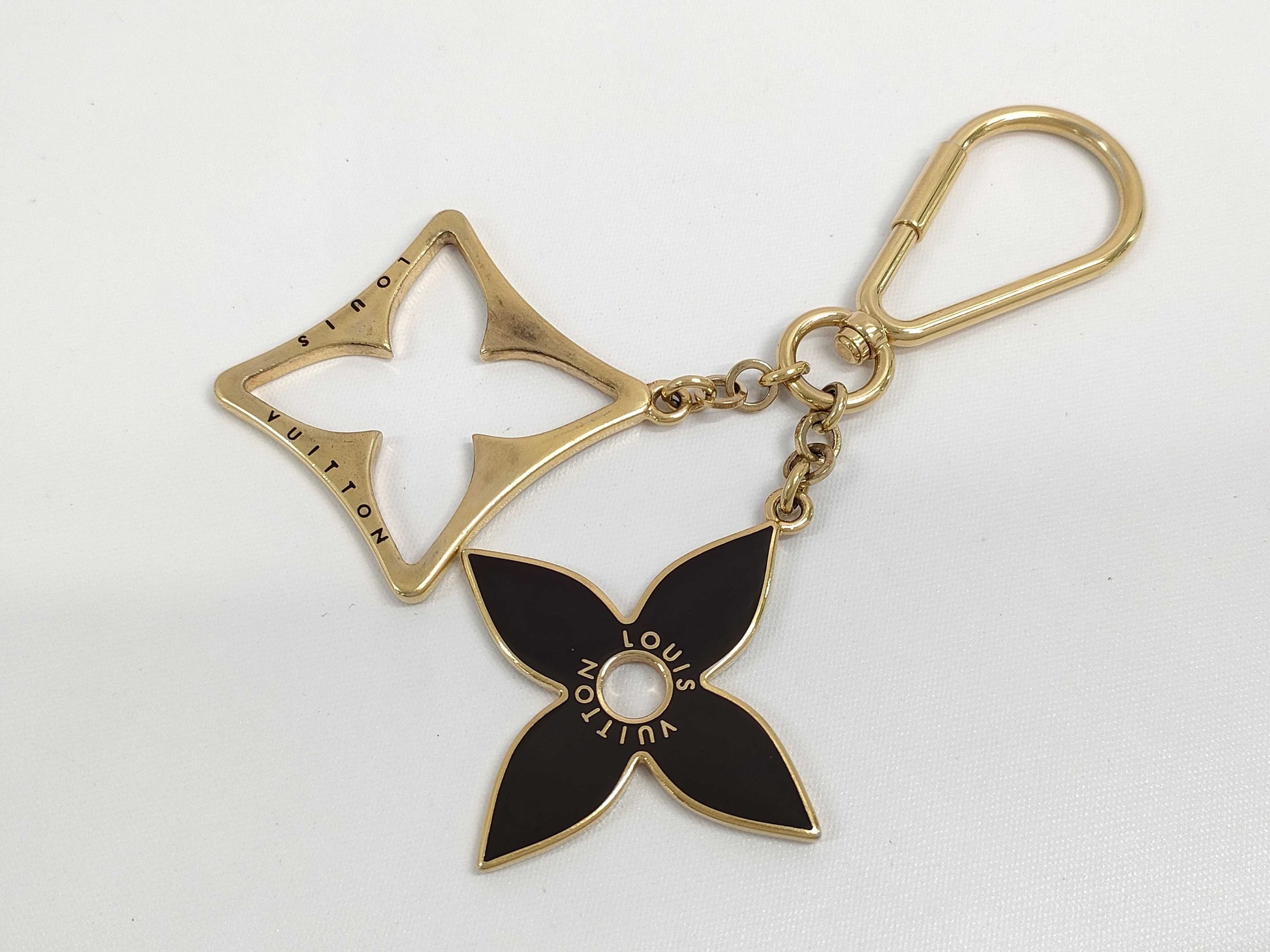 LOUIS VUITTON Porte-Clés Puzzle Bag Charm Gold M65218 CX0151 Other Accessories