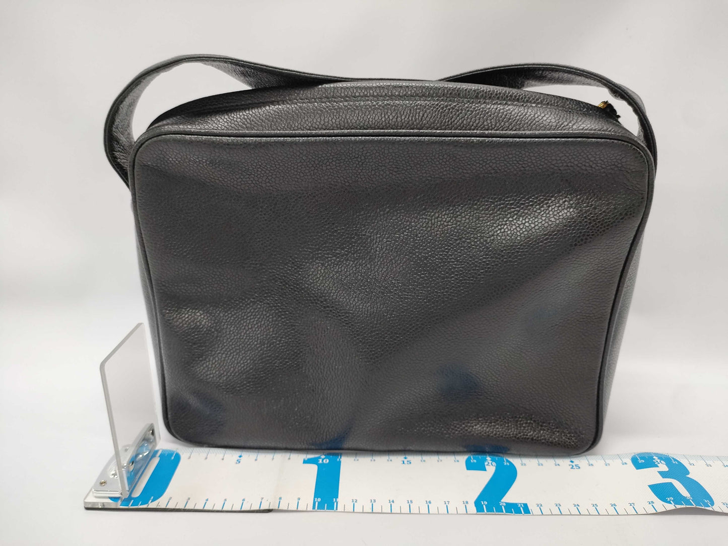 CHANEL Triple Coco Caviar Skin Black Shoulder Bag 3169742