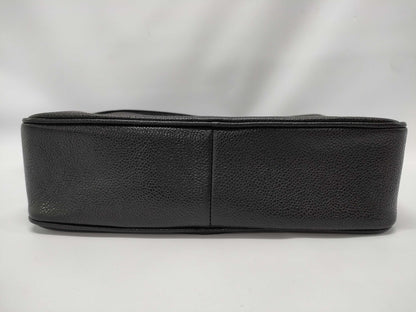 CHANEL Triple Coco Caviar Skin Black Shoulder Bag 3169742