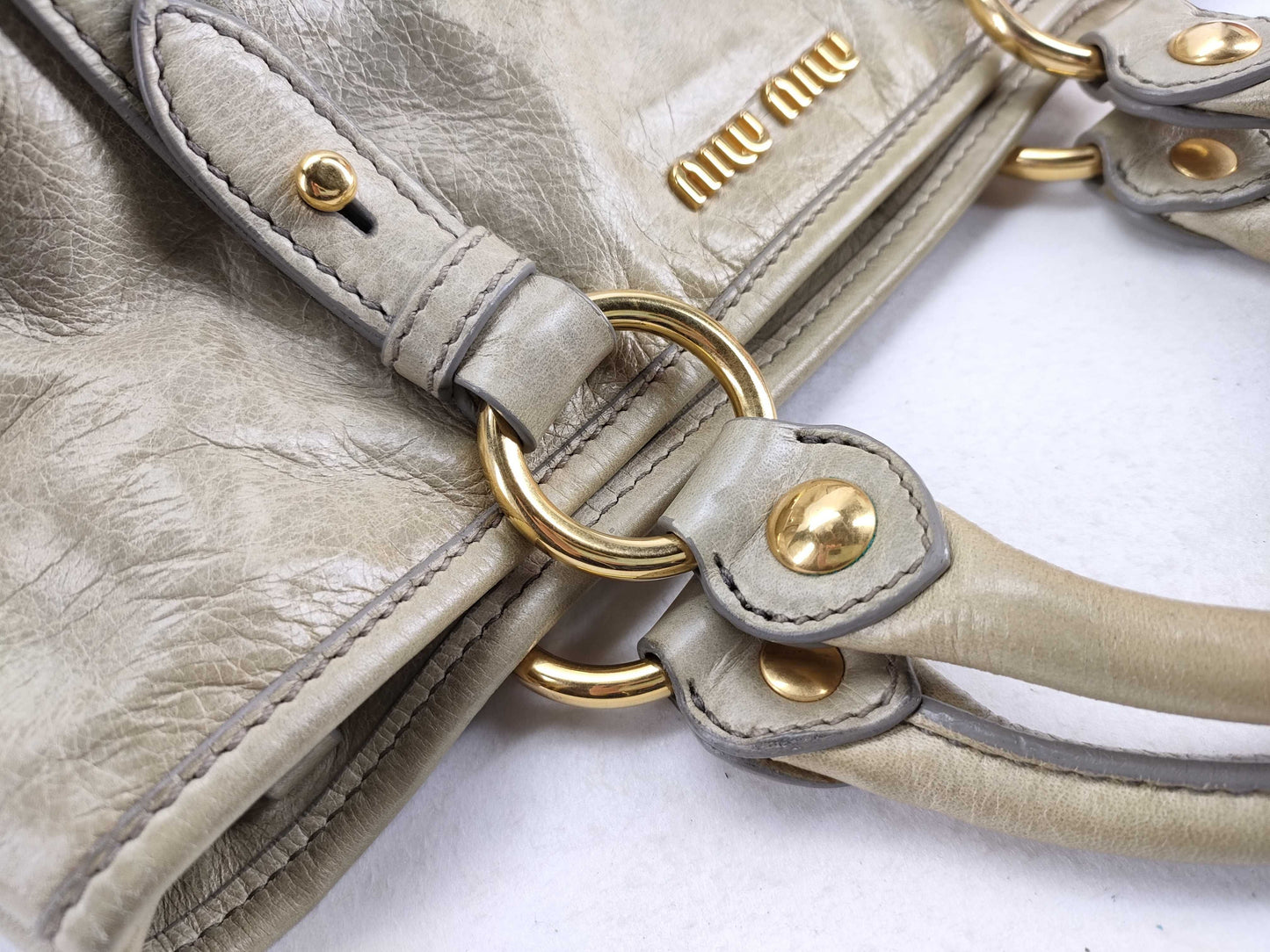 Miu Miu Handbag Shoulder Bag 2-Way Tote Bag