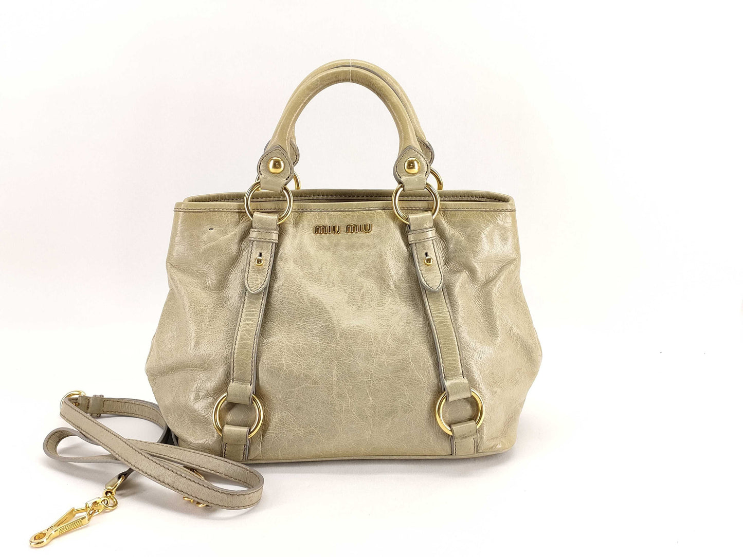 Miu Miu Handbag Shoulder Bag 2-Way Tote Bag