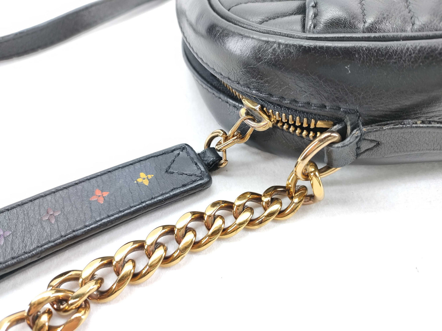 LOUIS VUITTON New Wave Shoulder Bag Black Shoulder Bag