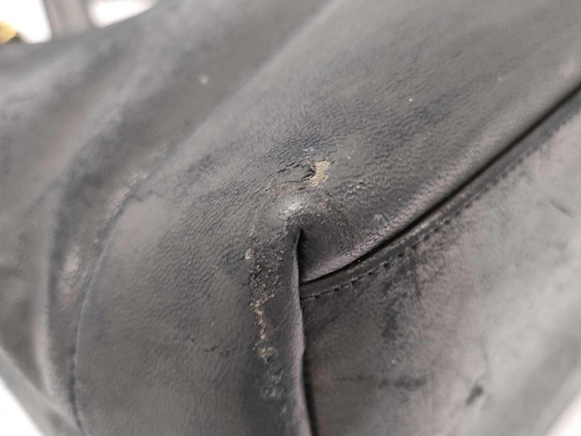 CHANEL Matelasse Shoulder Bag, Chain Shoulder Bag, Lambskin, Black, with Seal Marks, Grade B