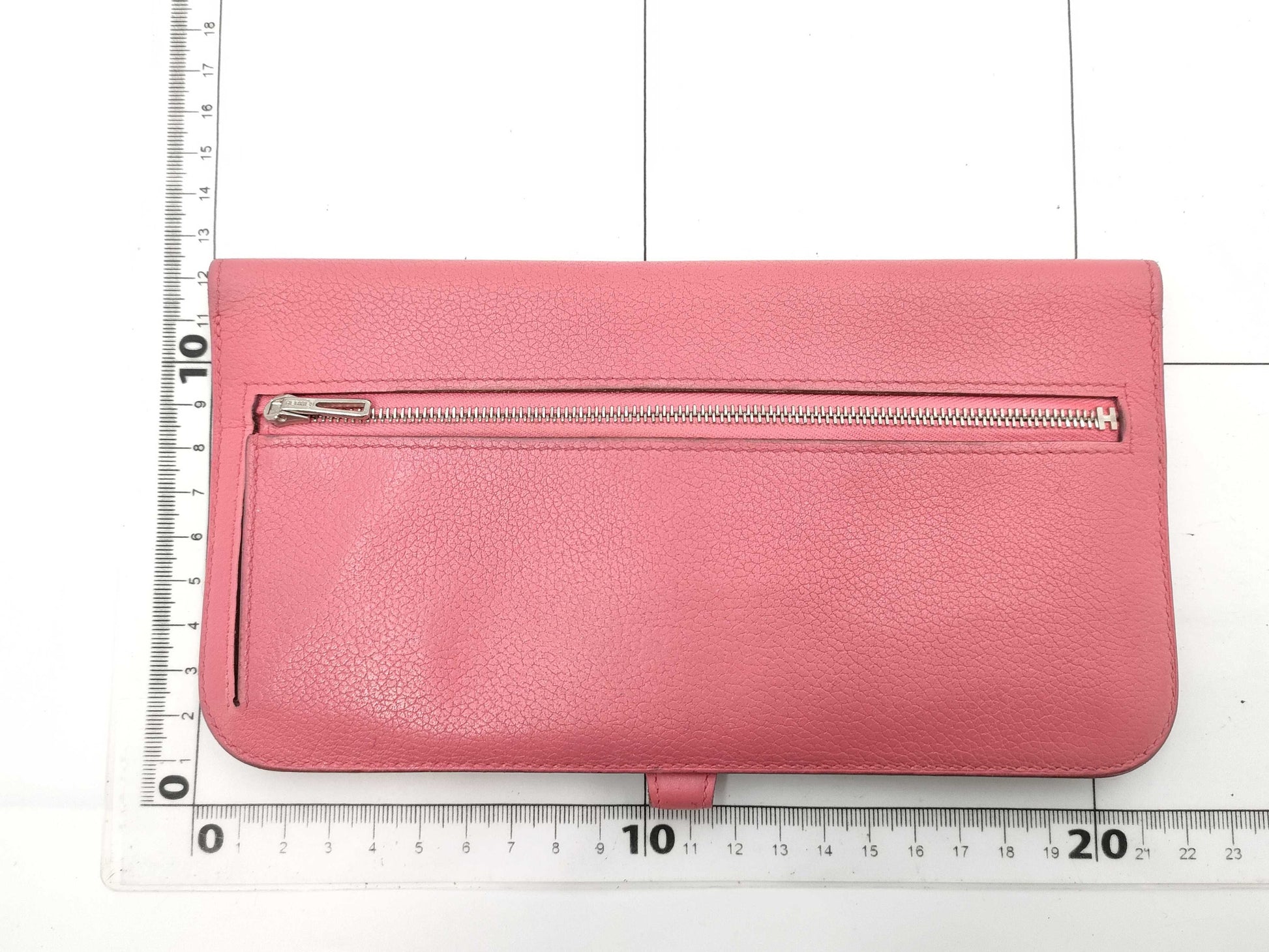 HERMES HERMES Dogon Long Wallet Engraved A Wallet