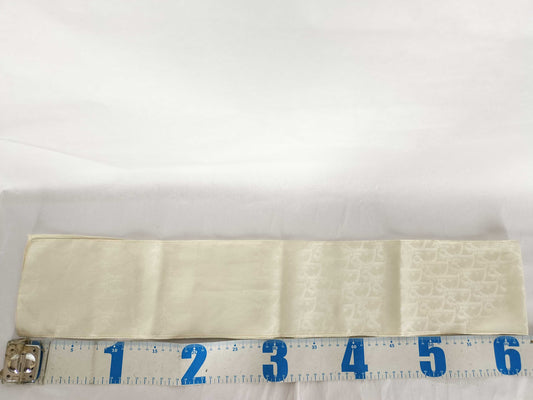 Dior Trotter Trotter Scarf with Ribbon Tie, Silk, White