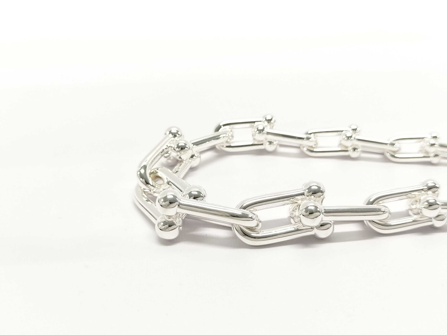 Tiffany & Co. Tiffany HardWear Graduated Link Necklace, Ag925, 105.1g