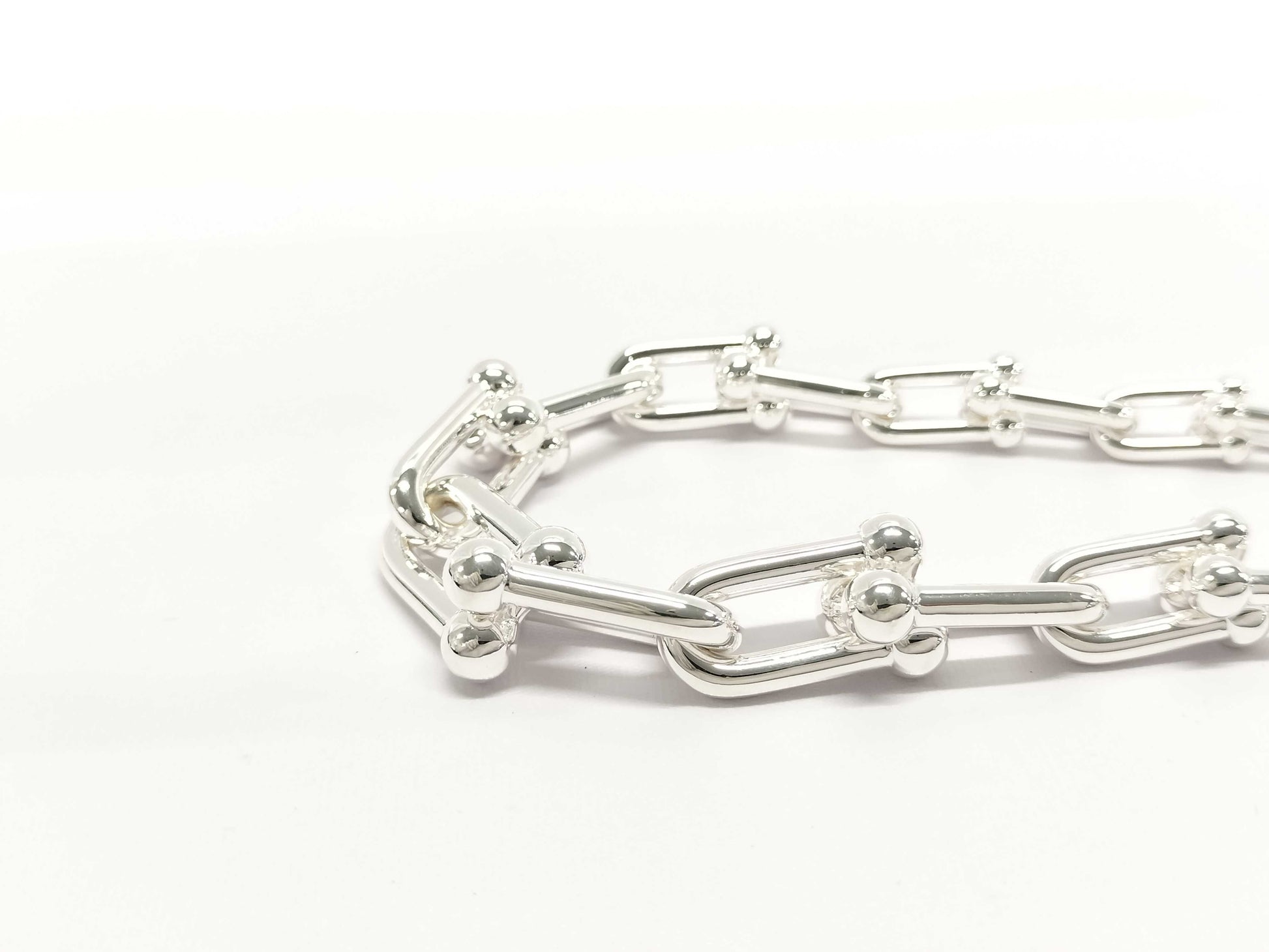 Tiffany & Co. Tiffany HardWear Graduated Link Necklace, Ag925, 105.1g