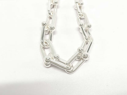 Tiffany & Co. Tiffany HardWear Graduated Link Necklace, Ag925, 105.1g