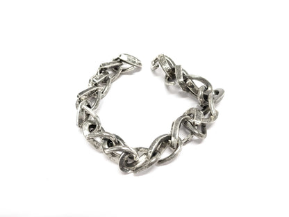 Tiffany & Co. Tiffany Forge Large Link Bracelet, Oxidized Finish, 16 Links , Ag925, 77.0g
