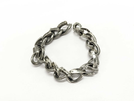 Tiffany & Co. Tiffany Forge Large Link Bracelet, Oxidized Finish, 16 Links , Ag925, 77.0g