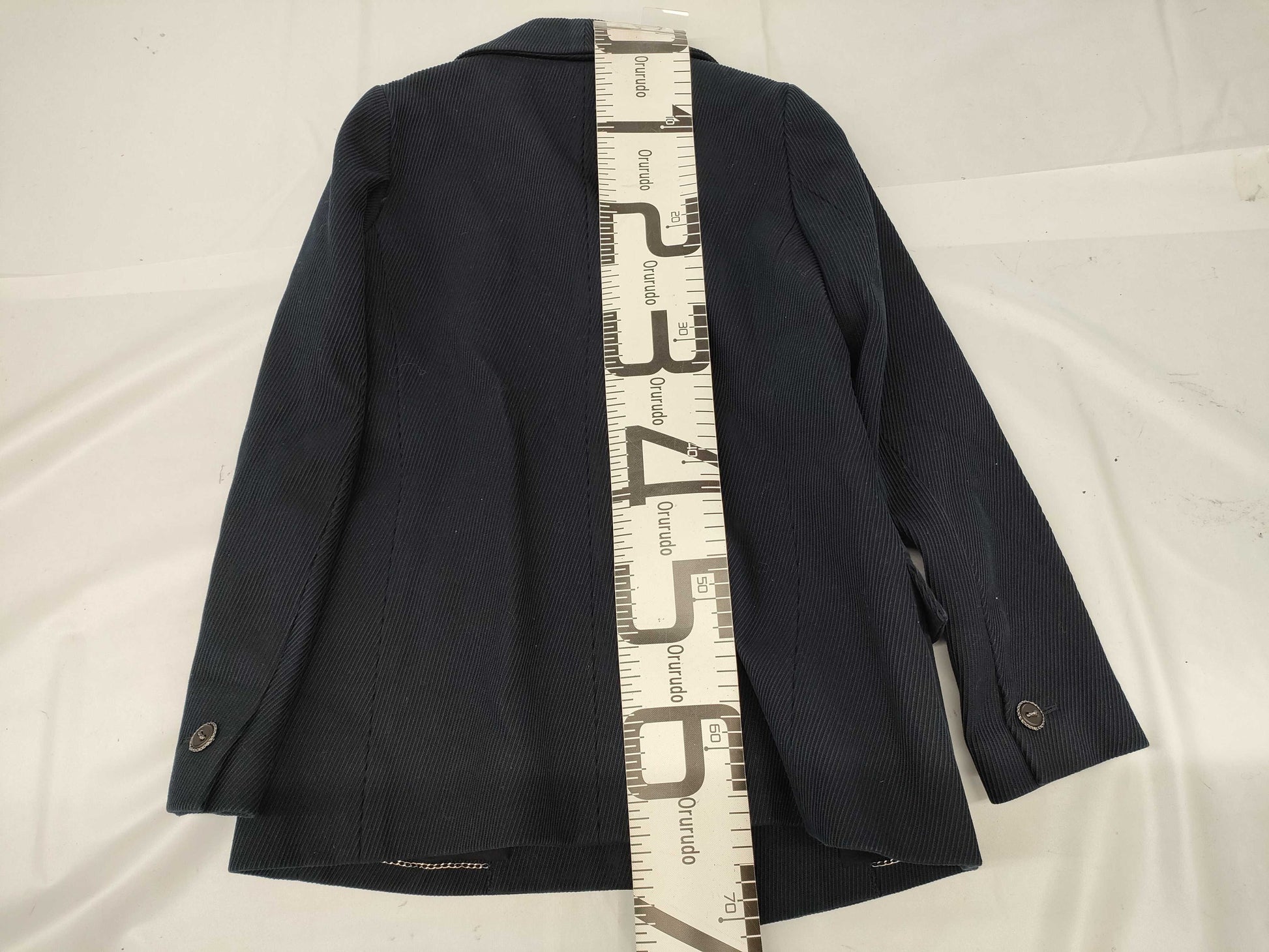 CHANEL P51553 Cotton Chain Button Tailored Jacket Size: 38 Jacket