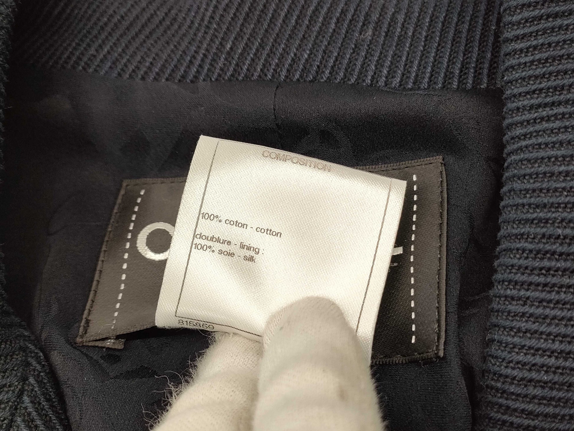 CHANEL P51553 Cotton Chain Button Tailored Jacket Size: 38 Jacket