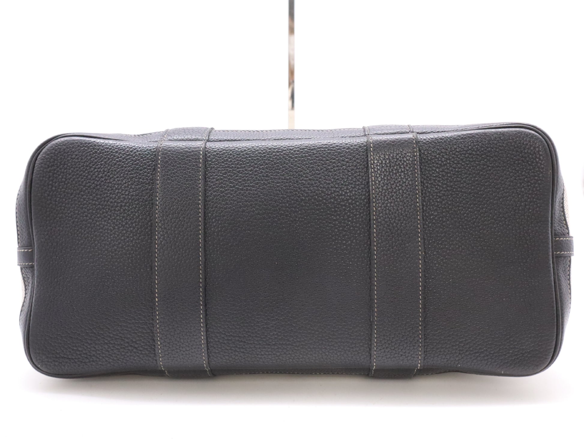 HERMES Garden Party PM Tote Bag 2006 Limited Edition Toile H Leather Tote Bag