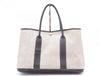 HERMES Garden Party PM Tote Bag 2006 Limited Edition Toile H Leather Tote Bag