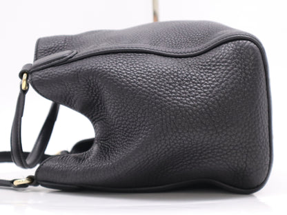 GUCCI Leather Soho 2-way Handbag/Shoulder Bag in Black with Shoulder Strap