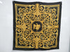 HERMES Silk Carré 90 LES TUILERIES Tuileries Garden Black Scarf