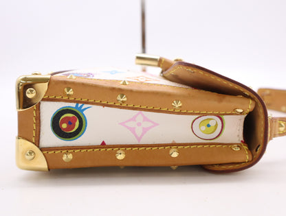 LOUIS VUITTON M92055 Monogram Pochette I Miss You Bron Handbag with Cadena, 2 Keys, and Cloche