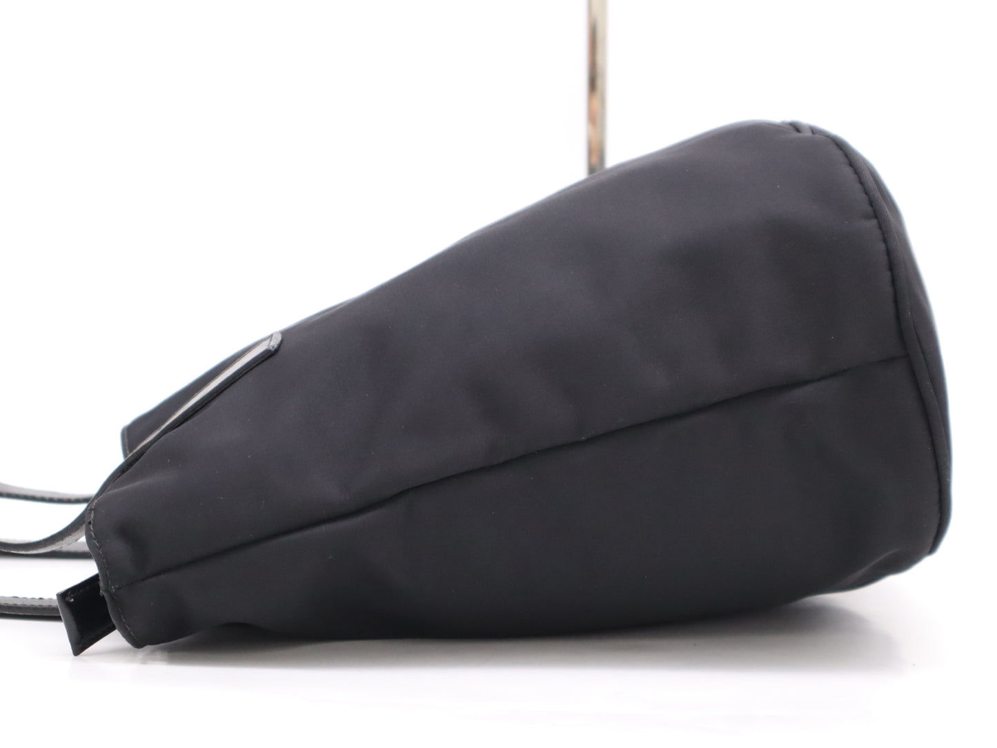 FENDI nylon and leather tote bag, black