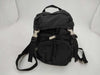 PRADA Nylon Backpack with Triangle Plate and Leather in Black